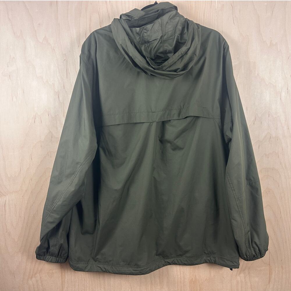 REI Men’s XXL Olive Green Hooded Full Zip Lightweight Jacket - Picture 3 of 12
